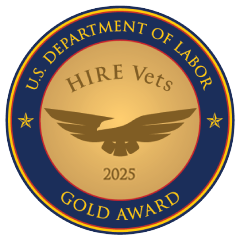 US Dept of Labor - Gold Award Hire Vets 2025